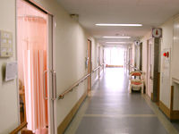 一般病床の廊下