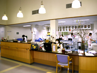 地域包括ケア病床のナースステーション